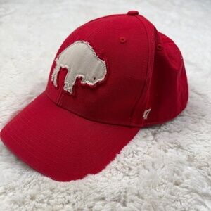 '47 Brand Buffalo Bills CLEAN UP Strapback Cap Red Adjustable OSFM